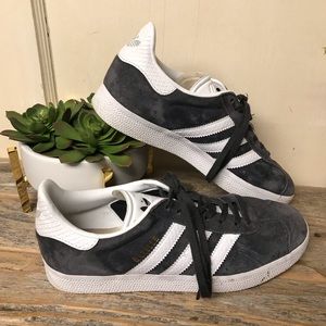COPY - Adidas Gazelle Shoes Grey White Women’s 9